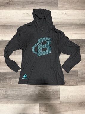 Bodybuilding.com long sleeve shirt with hood